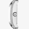 Ρολόι Mini Monroe Pavé Silver-Tone Ρολόι Mini Monroe Pavé Silver-Tone