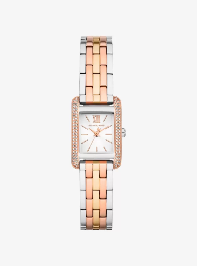 Ρολόι Mini Monroe Pavé Tri-Tone Ρολόι Mini Monroe Pavé Tri-Tone