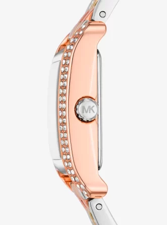 Ρολόι Mini Monroe Pavé Tri-Tone