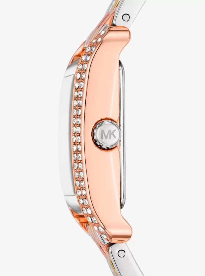 Ρολόι Mini Monroe Pavé Tri-Tone Ρολόι Mini Monroe Pavé Tri-Tone