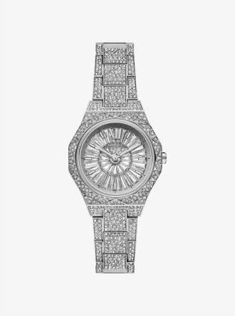 Ρολόι Mini Raquel Pavé Silver-Tone
