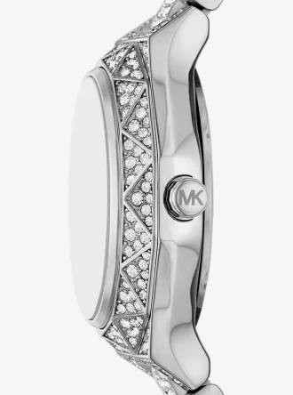 Ρολόι Mini Raquel Pavé Silver-Tone