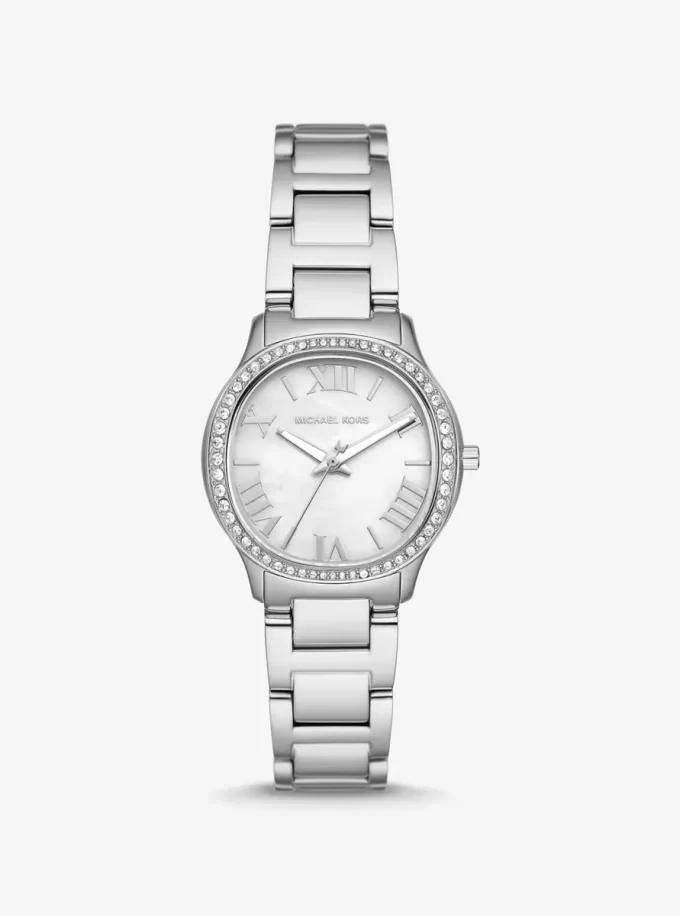 Ρολόι Mini Sage Pavé Silver-Tone
