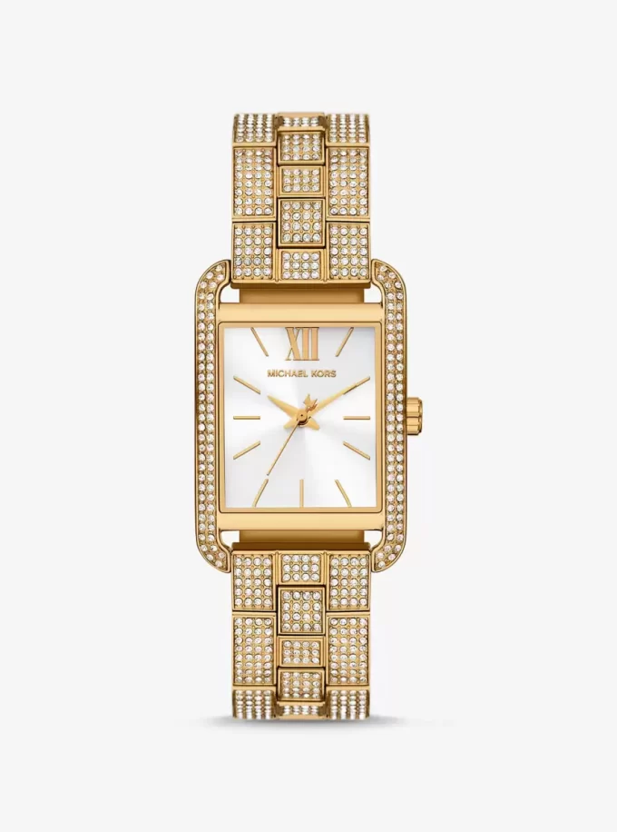 Ρολόι Monroe Pavé σε χρυσό χρώμα Ρολόι Monroe Pavé σε χρυσό χρώμα