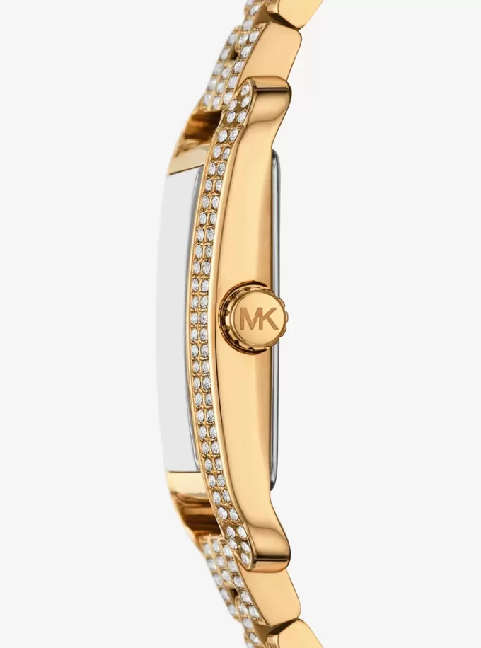 Ρολόι Monroe Pavé σε χρυσό χρώμα Ρολόι Monroe Pavé σε χρυσό χρώμα