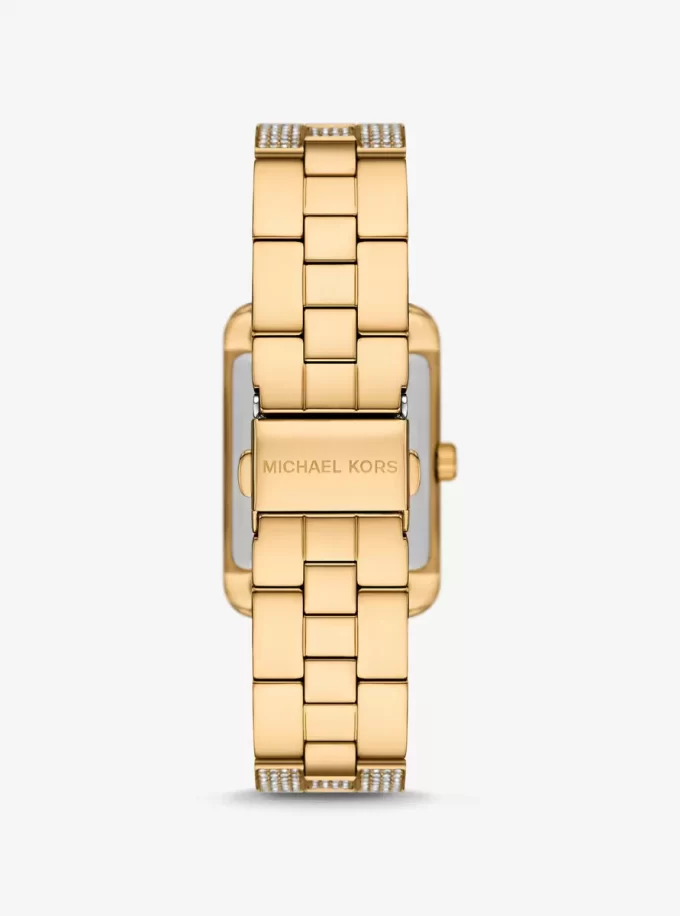 Ρολόι Monroe Pavé σε χρυσό χρώμα Ρολόι Monroe Pavé σε χρυσό χρώμα