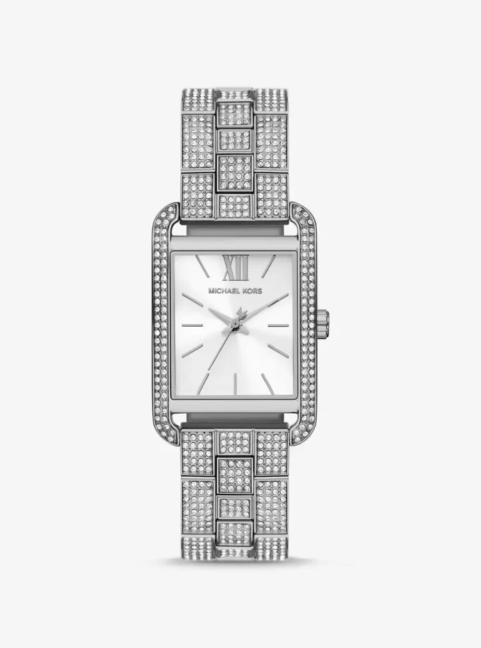Ρολόι Monroe Pavé Silver-Tone Ρολόι Monroe Pavé Silver-Tone