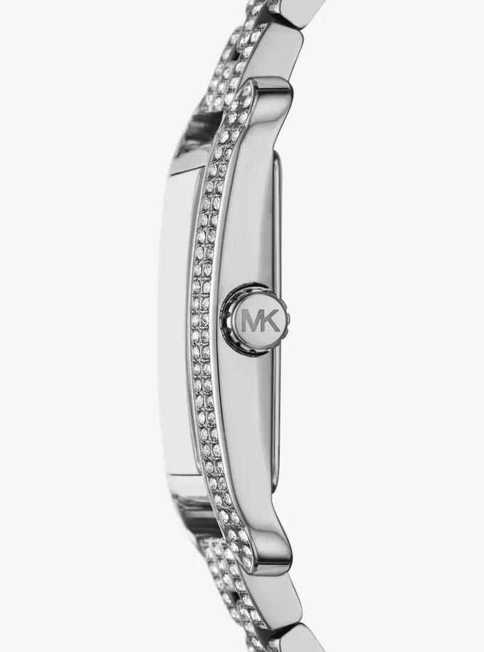 Ρολόι Monroe Pavé Silver-Tone Ρολόι Monroe Pavé Silver-Tone