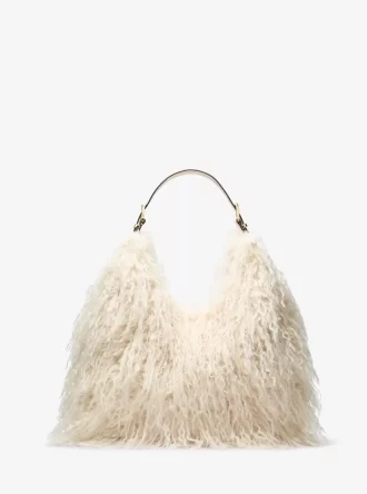 Μεγάλη τσάντα ώμου Nolita Faux Shearling Hobo