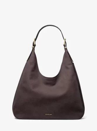 Μεγάλη τσάντα ώμου Nolita από Nubuck Hobo