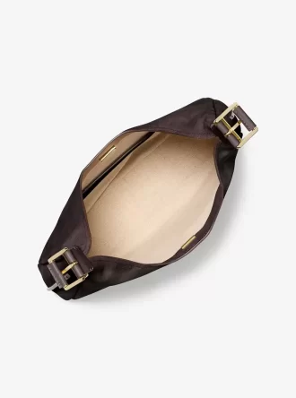 Μεγάλη τσάντα ώμου Nolita από Nubuck Hobo