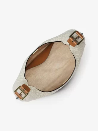 Μεγάλη τσάντα ώμου Nolita με λογότυπο Signature Hobo