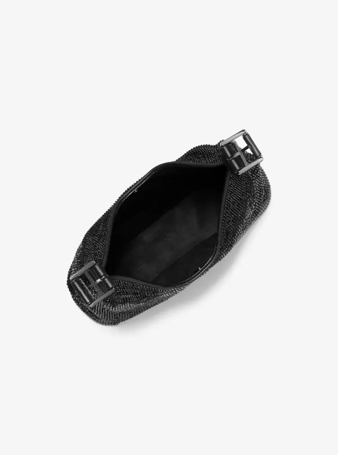 Τσάντα ώμου Nolita Small Mesh Hobo με στρας, περιορισμένης έκδοσης