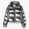 Μεταλλικό Nylon Ciré Puffer Jacket Μεταλλικό Nylon Ciré Puffer Jacket