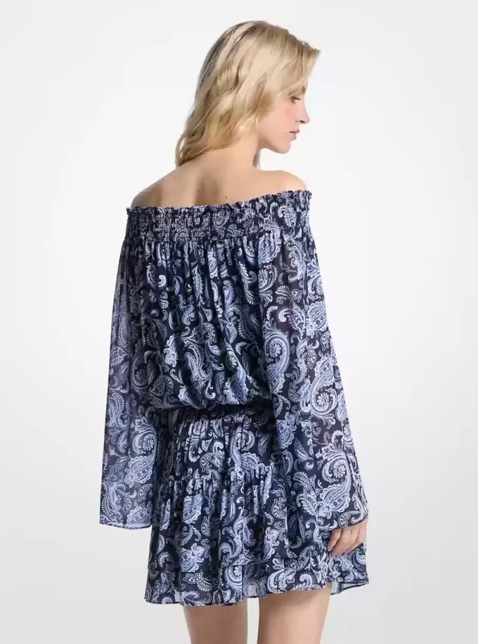 Φόρεμα με έξω τους ώμους από Paisley Georgette