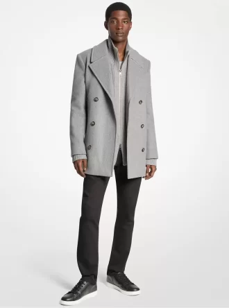 Peacoat με μείγμα μαλλιού