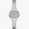Ρολόι Petite Aspyn Pavé Silver-Tone Ρολόι Petite Aspyn Pavé Silver-Tone