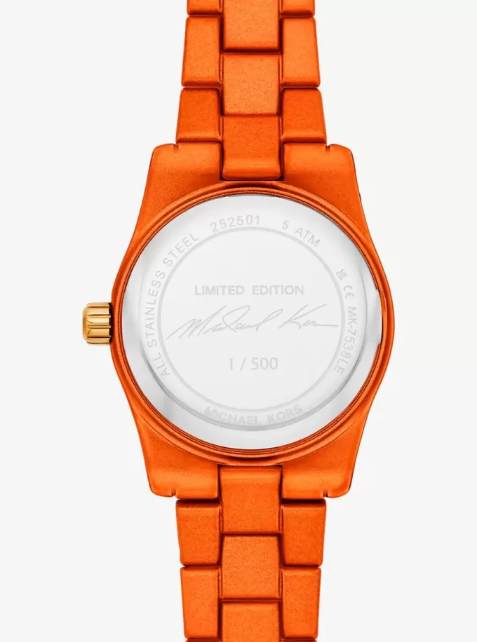 Ρολόι Petite Lexington σε πορτοκαλί χρώμα περιορισμένης έκδοσης