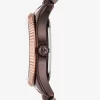 Ρολόι Petite Lexington Pavé Espresso-Tone