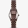 Ρολόι Petite Lexington Pavé Espresso-Tone