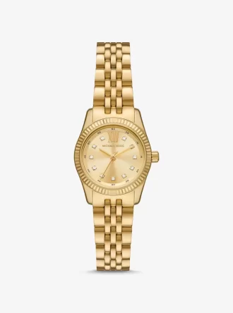Ρολόι Petite Lexington Pavé Gold-Tone