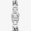 Ρολόι Petite Pavé Silver-Tone Chain-Link Ρολόι Petite Pavé Silver-Tone Chain-Link