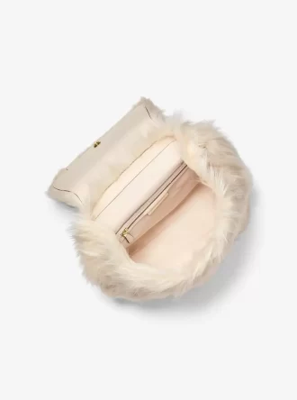 Σακίδιο πλάτης Quinn Medium Faux Fur από τεχνητή γούνα