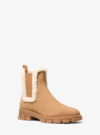 Μπότα Ridley από σουέτ και ψεύτικο ύφασμα Shearling