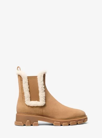 Μπότα Ridley από σουέτ και ψεύτικο ύφασμα Shearling