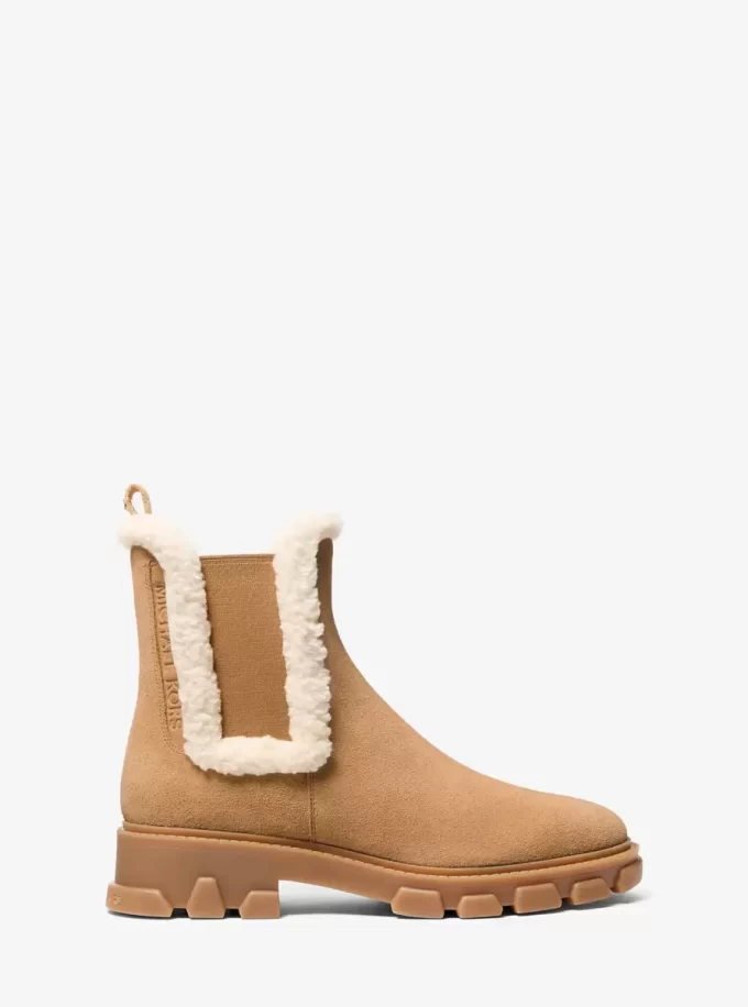 Μπότα Ridley από σουέτ και ψεύτικο ύφασμα Shearling
