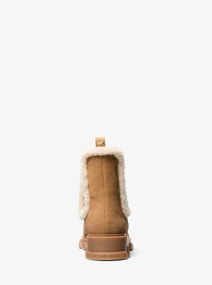 Μπότα Ridley από σουέτ και ψεύτικο ύφασμα Shearling