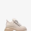 Μπότα Shiloh με πλατφόρμα από nubuck και τεχνητή γούνα