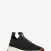 Αθλητικό slip-on με κουμπιά και mesh στο στήθος