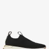 Αθλητικό slip-on με κουμπιά και mesh στο στήθος