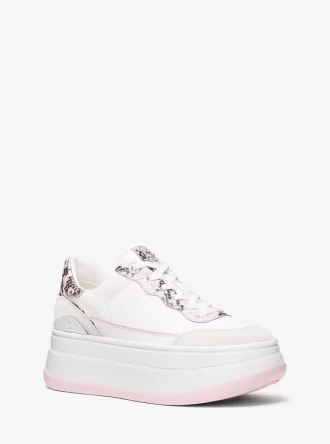 Δερμάτινο sneaker με πλατφόρμα Hayes