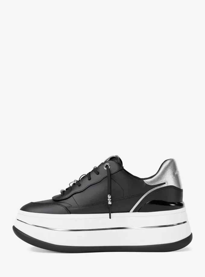 Δερμάτινο sneaker με πλατφόρμα Hayes