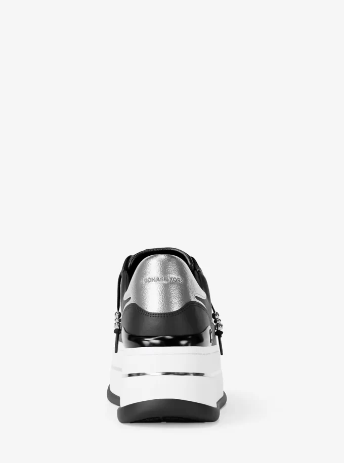 Δερμάτινο sneaker με πλατφόρμα Hayes