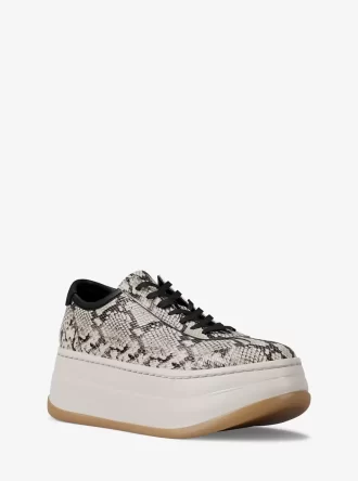 Δερμάτινο sneaker με ανάγλυφη επιφάνεια Hayes Snake