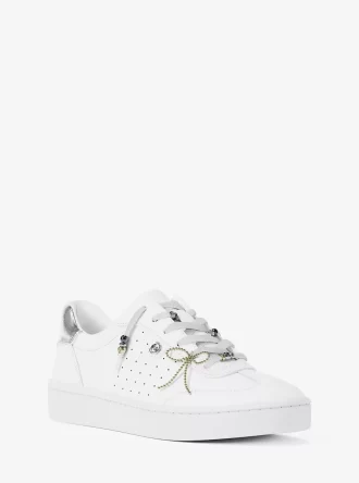 Δερμάτινο sneaker Scotty με διακόσμηση