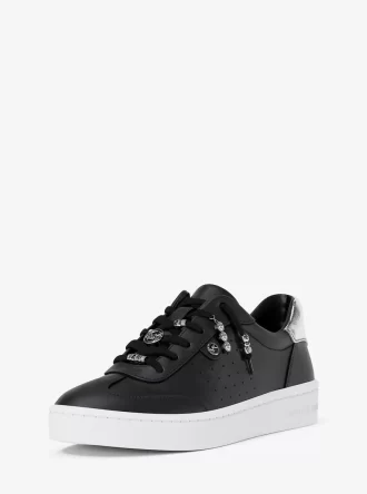 Δερμάτινο sneaker Scotty με διακόσμηση