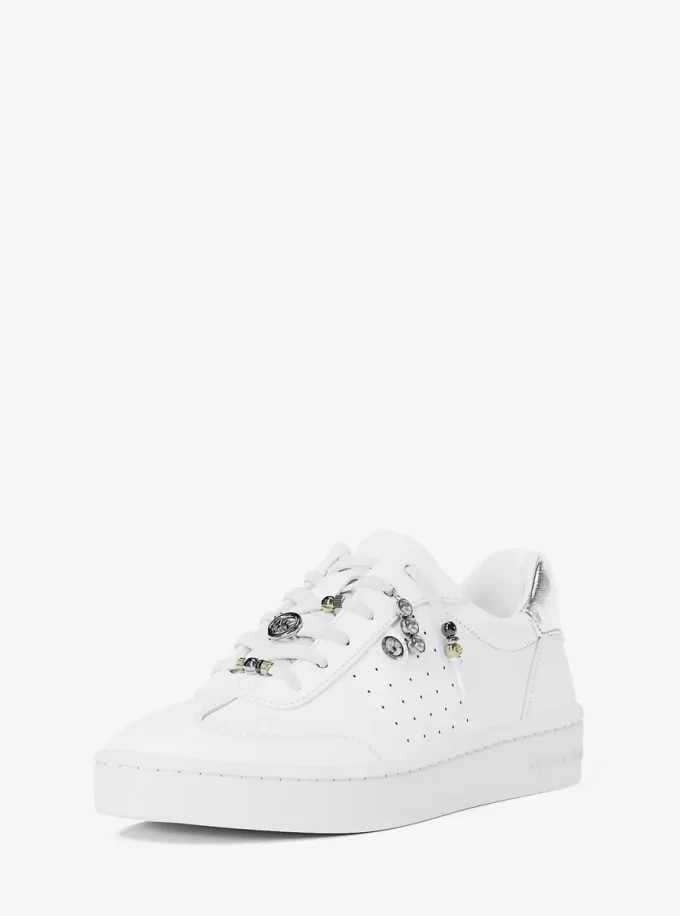 Δερμάτινο sneaker Scotty με διακόσμηση Δερμάτινο sneaker Scotty με διακόσμηση