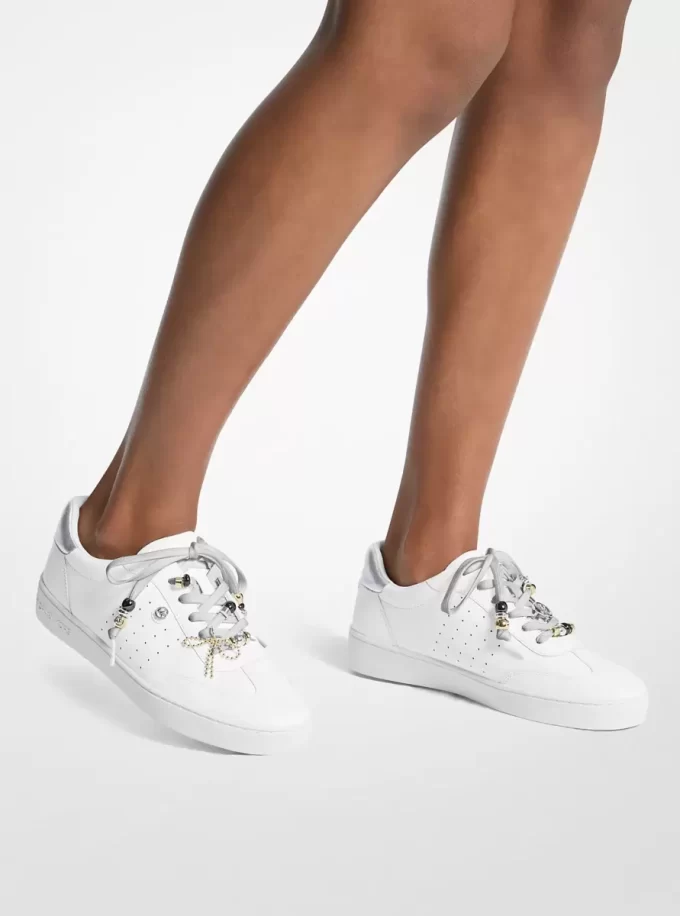 Δερμάτινο sneaker Scotty με διακόσμηση Δερμάτινο sneaker Scotty με διακόσμηση