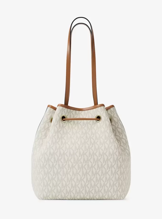 Τσάντα Tote Bucket με λογότυπο Avery Medium Signature