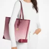 Μεγάλη τσάντα Tote Eva Ombré με λογότυπο και print Μεγάλη τσάντα Tote Eva Ombré με λογότυπο και print