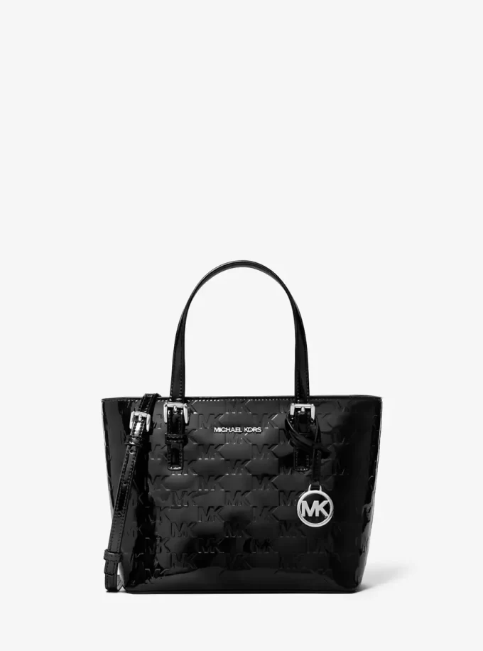 Τσάντα Tote Jet Set Extra-Small με ανάγλυφο λογότυπο ευρεσιτεχνίας και μετατρέψιμη τσάντα Τσάντα Tote Jet Set Extra-Small με ανάγλυφο λογότυπο ευρεσιτεχνίας και μετατρέψιμη τσάντα