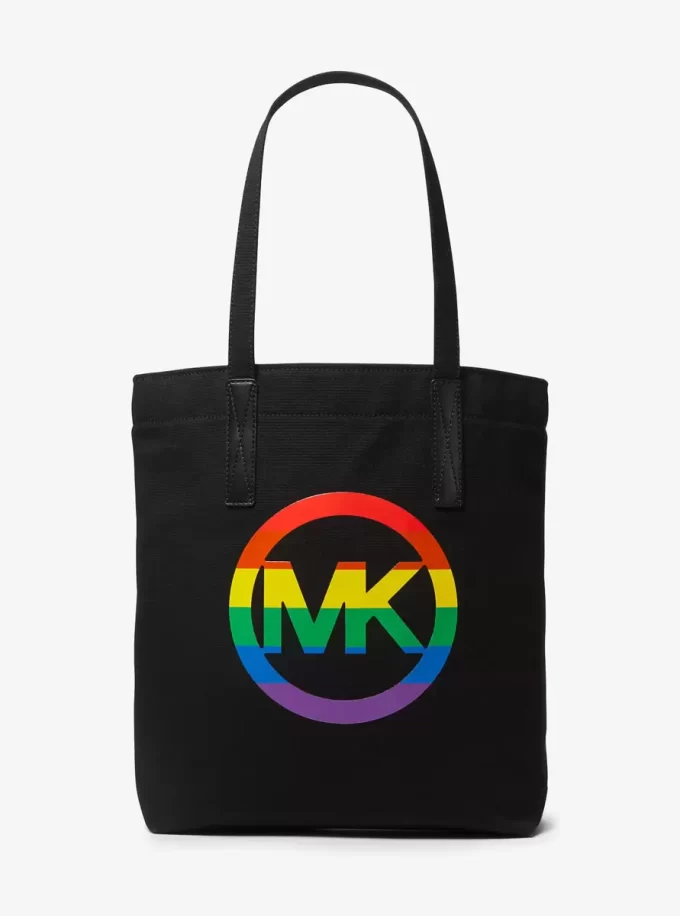 Τσάντα Tote PRIDE από βαμβάκι με λογότυπο Rainbow και λογότυπο