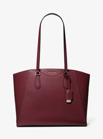 Μεγάλη δερμάτινη τσάντα Tote Taryn