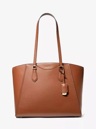 Μεγάλη δερμάτινη τσάντα Tote Taryn