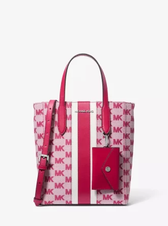 Τσάντα Tote Vincent Small Logo Jacquard με θήκη για κάρτες