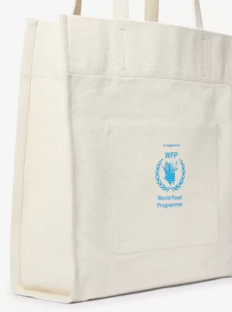 Τσάντα Tote από ανακυκλωμένο βαμβάκι και καμβά Watch Hunger Stop